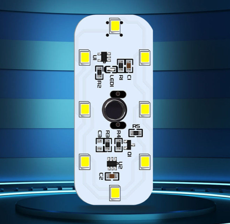 Κατασκευαστής σκληρών πολυεπίπεδων PCB με 12 LED υψηλού φωτός για το αυτοκίνητο ανάγνωση φωτός υποστήριξη ακουστικό διακόπτη USB φόρτιση