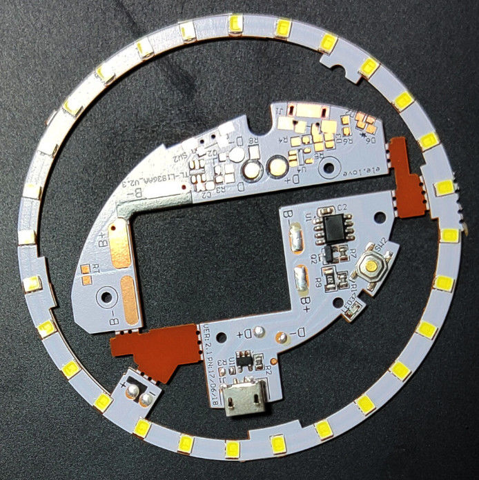 Μονόστρωτη κατασκευή ευέλικτων PCB για φως LED μικρού καθρέφτη με σύνδεσμο USB