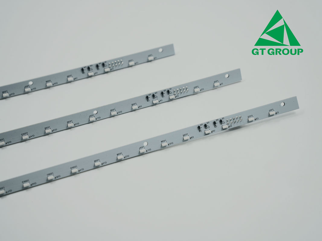 1.60mm 1/1/OZ 4 στρώματα PCBA Τυπωμένο κύκλωμα γεμάτο με μελάνι που χρησιμοποιείται σε LED Light Bar